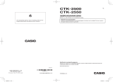 Casio CTK-2550 Handleiding