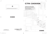 Casio CTK-3400 Handleiding
