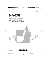 Casio MA-170 Handleiding