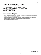 Casio XJ-F10X, XJ-F20XN, XJ-F100W, XJ-F200WN, XJ-F210WN Netwerkfunctiegids