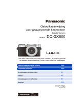 Panasonic DCGX800EF Handleiding