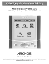 Archos MP3 Player Gmini 220 Handleiding