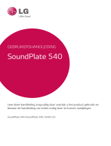 LG LAB540 Soundplate de handleiding