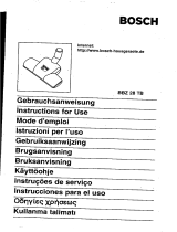 Bosch BSA2893/05 Handleiding