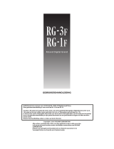 Roland RG-3F de handleiding