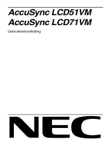NEC AccuSync® LCD71VM de handleiding