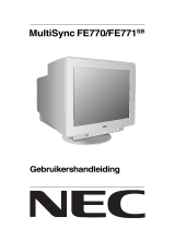 NEC MultiSync® FE770 (Black) de handleiding