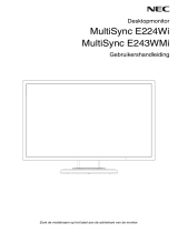 NEC MultiSync E243WMi de handleiding