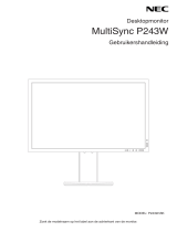 NEC MultiSync P243W de handleiding
