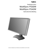 NEC MultiSync P242W de handleiding