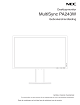 NEC MultiSync PA243W de handleiding