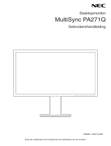 NEC MultiSync PA271Q de handleiding