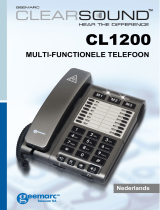 Geemarc CL1200 Gebruikershandleiding