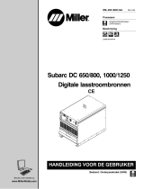 Miller SUBARC DC 650/800, 1000/1250 DIGITAL POWER SOURCES de handleiding
