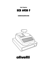 Olivetti ECR 6920F de handleiding