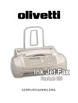 Olivetti fax lab 115 de handleiding