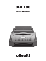 Olivetti OFX 180 de handleiding