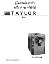 Taylor Model 104 de handleiding