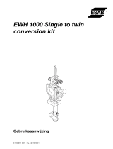 ESAB EWH 1000 Single to twin conversion kit Handleiding