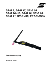 ESAB SR-B 9, SR-B 17, SR-B 26, SR-B 26-HD, SR-B 18, SR-B 20, SR-B 21, SR-B 400, XCT-B 400W Handleiding
