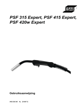 ESAB PSF 315 Expert, PSF 415 Expert, PSF 420w Expert Handleiding