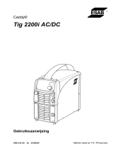 ESAB Caddy® Tig 2200i AC/DC Handleiding