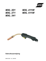 ESAB MXL 201, MXL 411W, MXL 271, MXL 511W, MXL 341 Handleiding