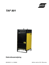 ESAB TAF 801 Handleiding