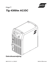 ESAB Tig 4300iw AC/DC Handleiding