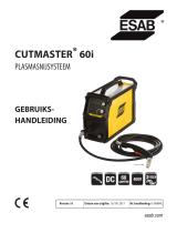 ESAB Cutmaster 60I PLASMA CUTTING SYSTEM Handleiding