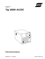 ESAB Tig 3000i AC/DC Handleiding