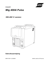 ESAB Aristo® Mig 4004i Pulse Handleiding