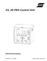 ESAB A6 - Control unit Handleiding