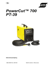 ESAB Powercut 700 Handleiding