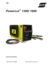 ESAB PowerCut 1300/1600 Handleiding