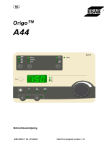 ESAB A44 Origo™ Handleiding