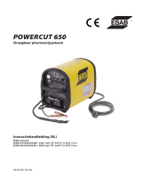 ESAB Powercut 650 Handleiding