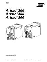 ESAB Aristo® 300, Aristo® 400, Aristo® 500 Handleiding
