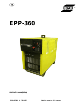 ESAB EPP-360 Handleiding