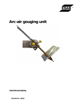 ESAB A6 Arc- air gouging unit Handleiding