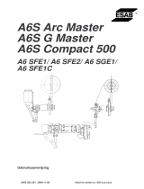 ESAB A6S Arc Master/ A6S G Master/ A6S Compact 500 Handleiding