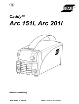 ESAB Caddy® Arc 151i, Caddy® Arc 201i Handleiding