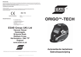 ESAB Origo™ Tech Handleiding