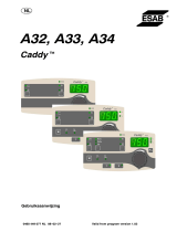 ESAB A32, A33, A34 Caddy® Handleiding