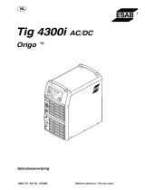 ESAB Tig 4300i AC/DC Handleiding