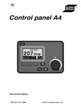 ESAB Control panel A4 Handleiding