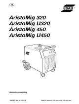 ESAB Aristo®Mig 320, Aristo®Mig 450 Aristo®Mig U320, Aristo®Mig U450 Handleiding