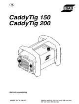 ESAB Caddy®Tig 150, Caddy®Tig 200 Handleiding