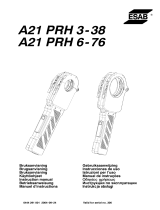 ESAB A21 PRH 6-76 Handleiding