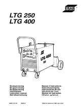 ESAB LTG 250, LTG 400 Handleiding